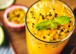 tropical fruits smoothie